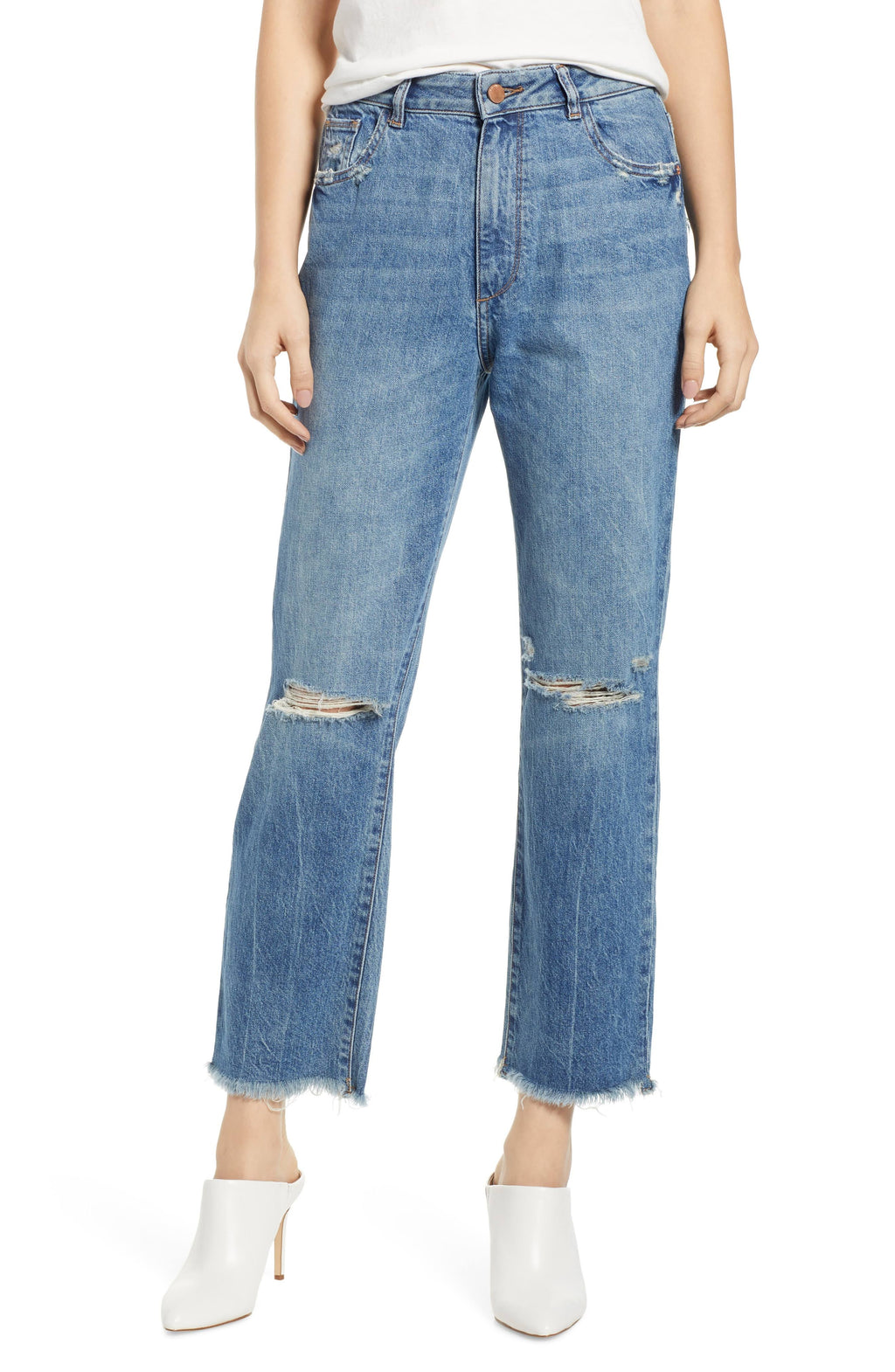 Veracruz High Rise Vintage Straight Jeans M465148