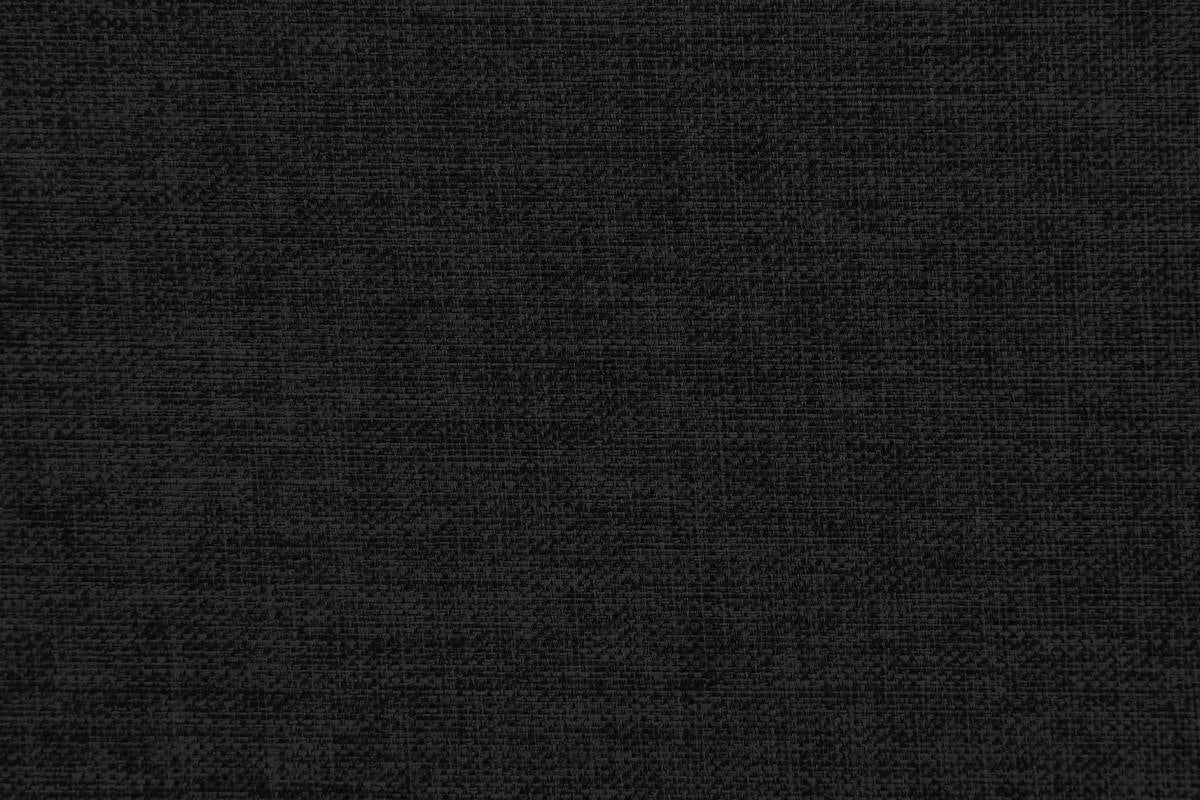 Black Polyfiber Convertible Sofa Couch Bed with Wooden Legs D565