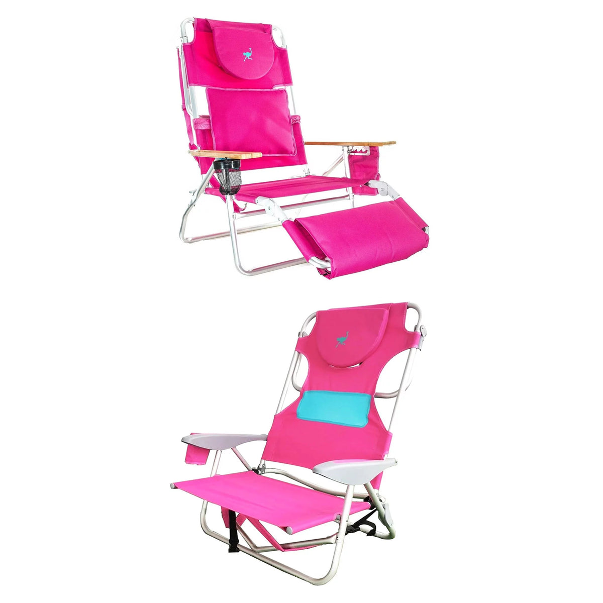Pink 3-in-1 Beach Chair V1075