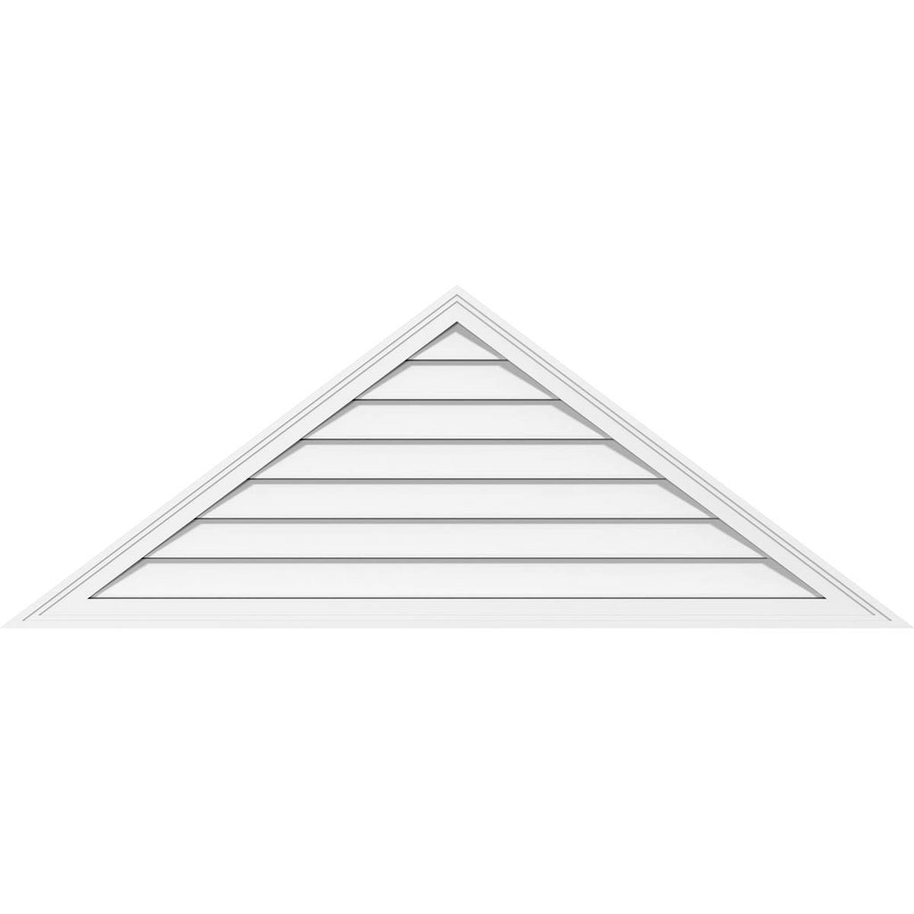 Triangle Surface Mount PVC Gable Vent D7247