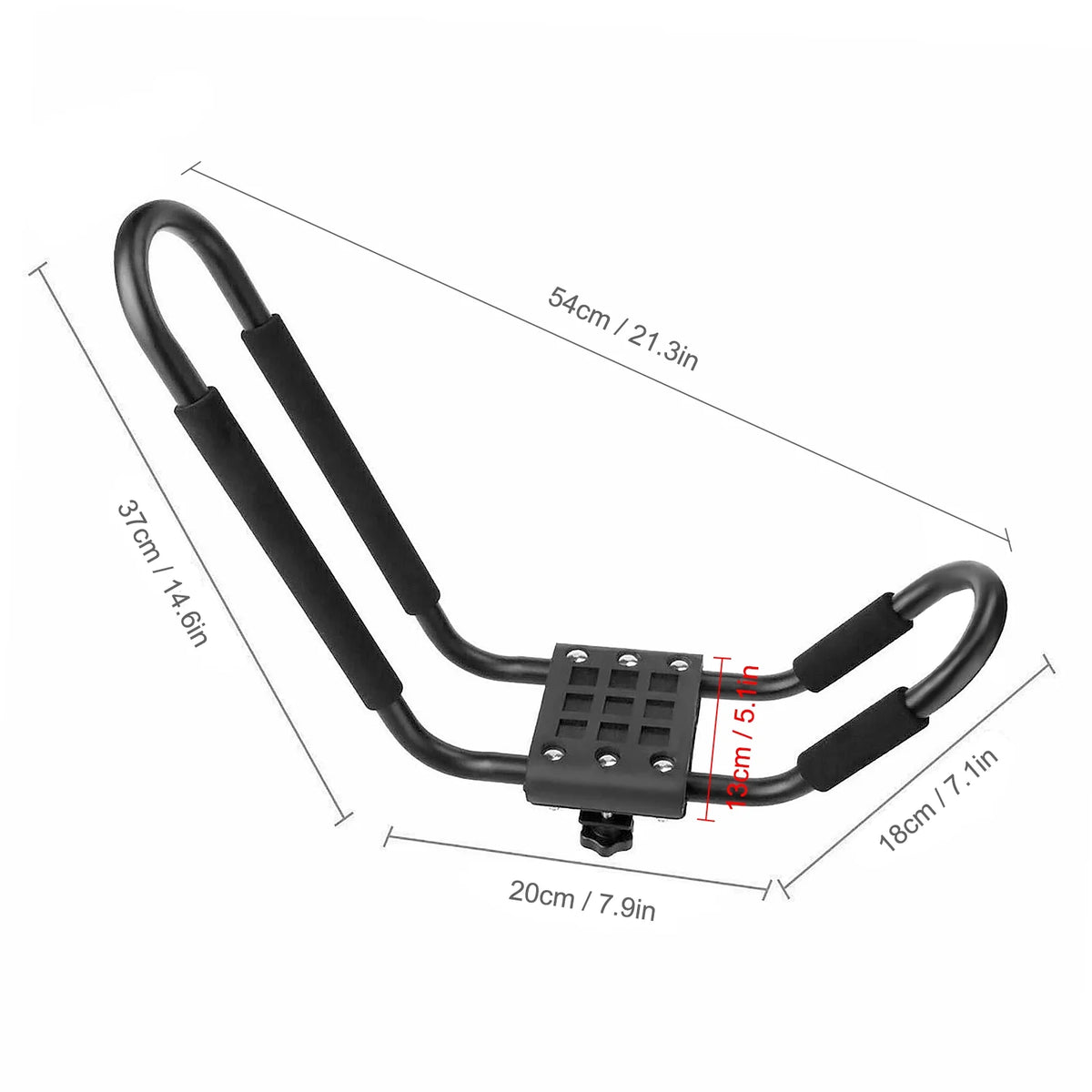 Kayak Mount Rack for Cars Trucks SUVs Canoe Surfboard Boat Roof Pair 2 Crossbars D1936