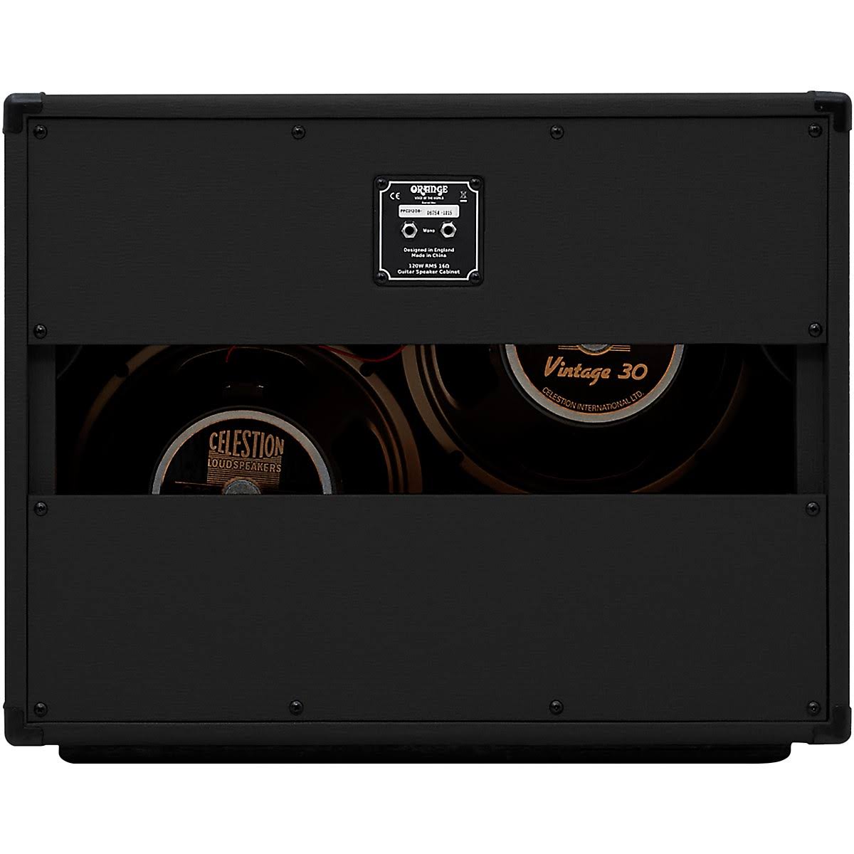 Black 2x12 Open Back Guitar Speaker Cabinet J412