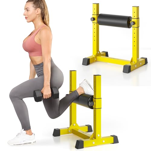 Bulgarian Split Squat Stand with 9 Adjustable Roller Heights H473