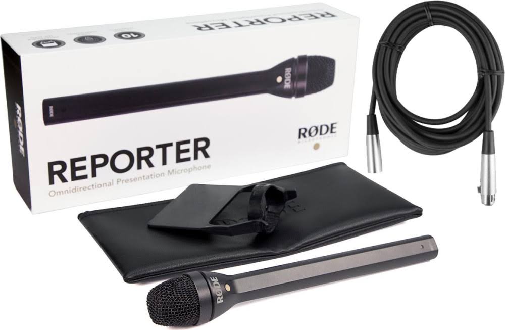 Omnidirectional Dynamic Interview Microphone with XLR Cable O6104