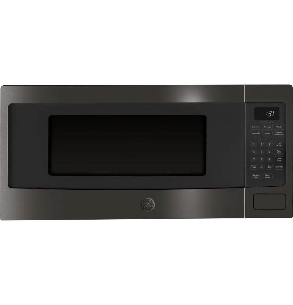 24 Inch 1.1 cu. ft. Capacity Countertop Microwave Black Stainless Steel Q6955