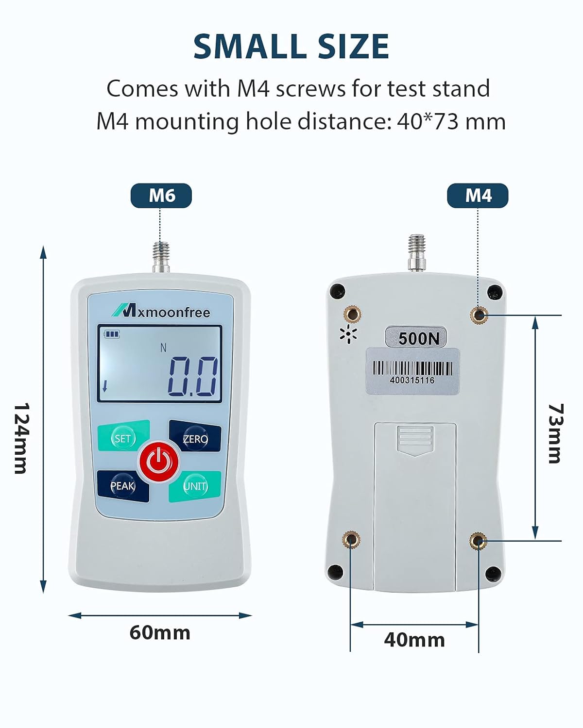500N Digital Force Gauge Push Pull Force Meter G8201