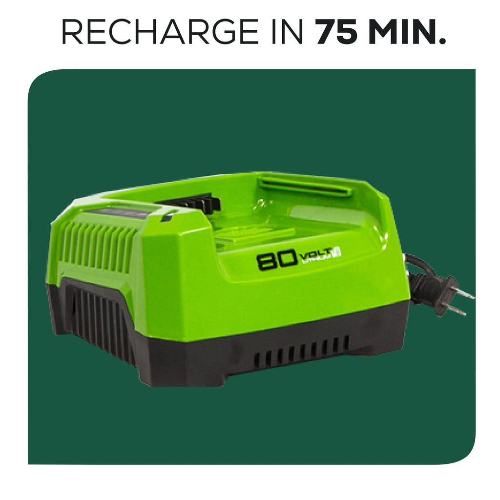 80V 21 Self Propelled Mower 5Ah Battery & Charger E1784