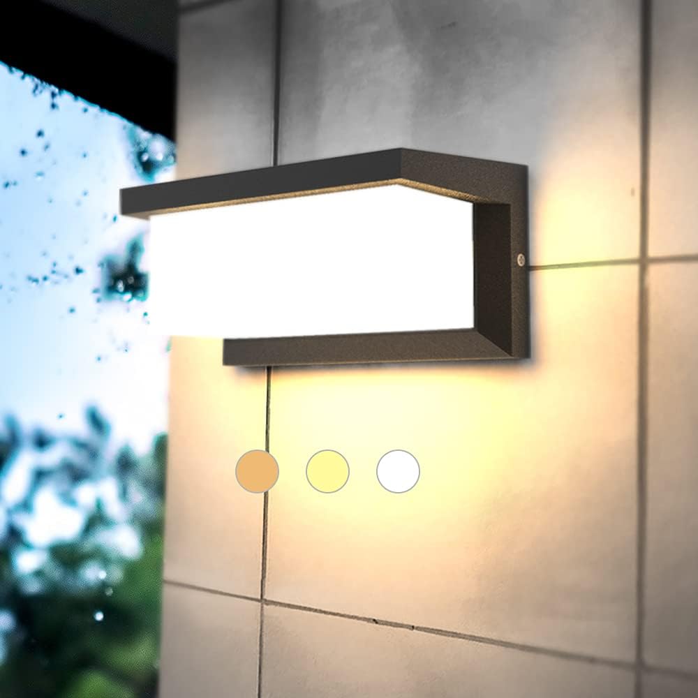 Wall Mounted LED Outdoor Lights 3 Colors 24 Watts O2151