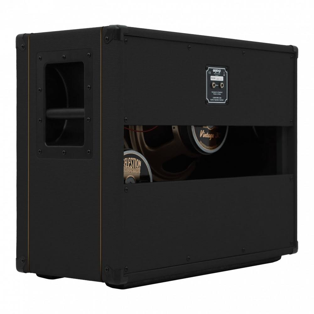 Black 2x12 Open Back Guitar Speaker Cabinet J412