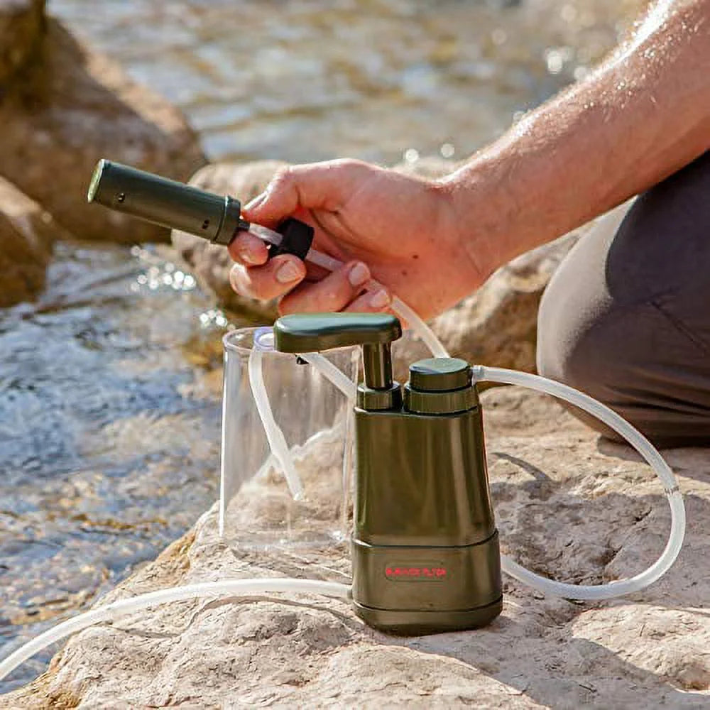 Lightweight Hand-Pump Portable Water Filter B849