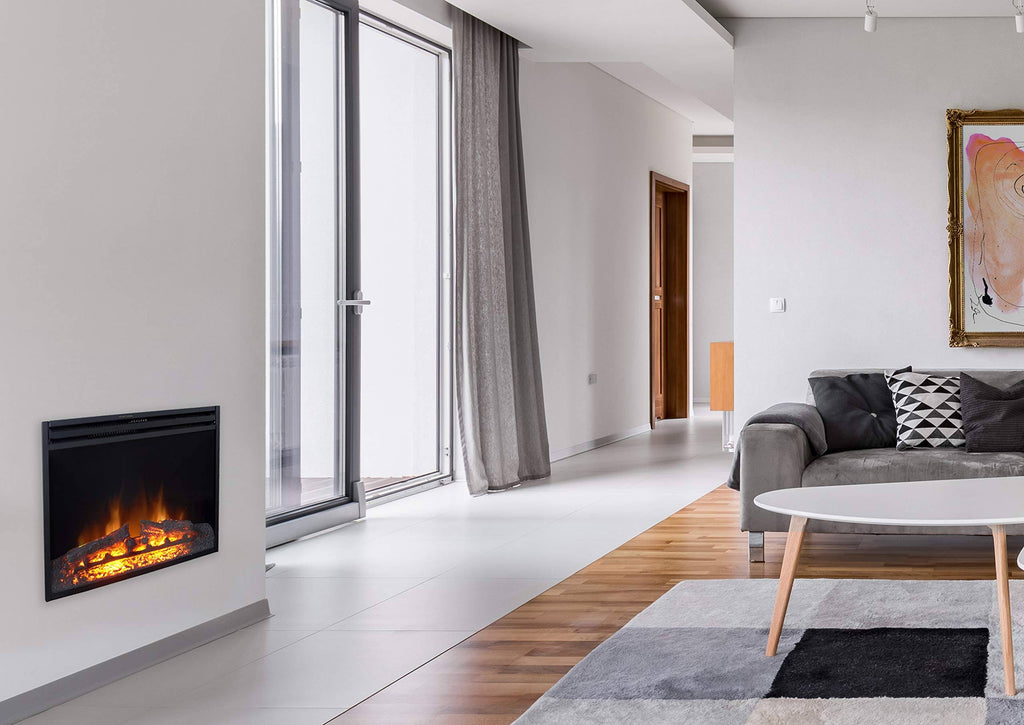 Freestanding Electric Fireplace Insert with Remote Control B373
