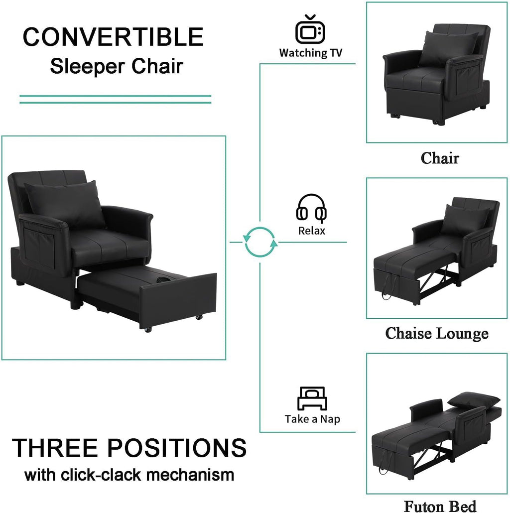 3 in 1 Folding Sofa Bed Chair E58297