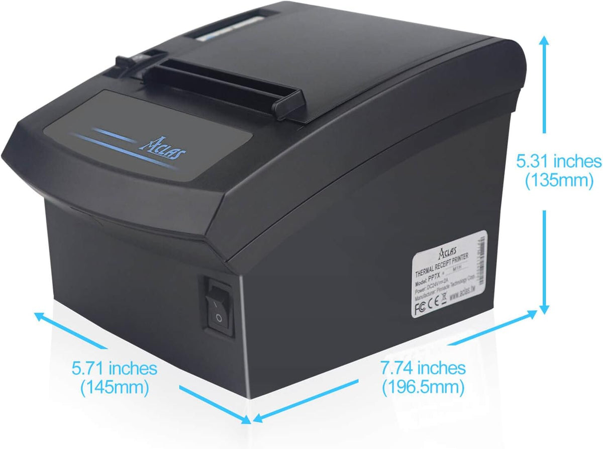 3'1/8 Thermal Receipt Printer 80mm with Auto Cutter Cash Drawer R500