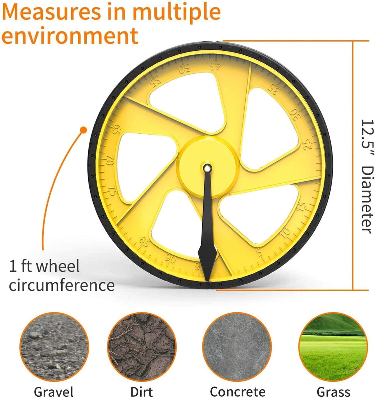 12-Inch Digital Measuring Wheel V971