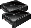 600W Class FD 4-Channel Amplifier with Wired Bass Boost Remote and Mono Car Amplifier C118540