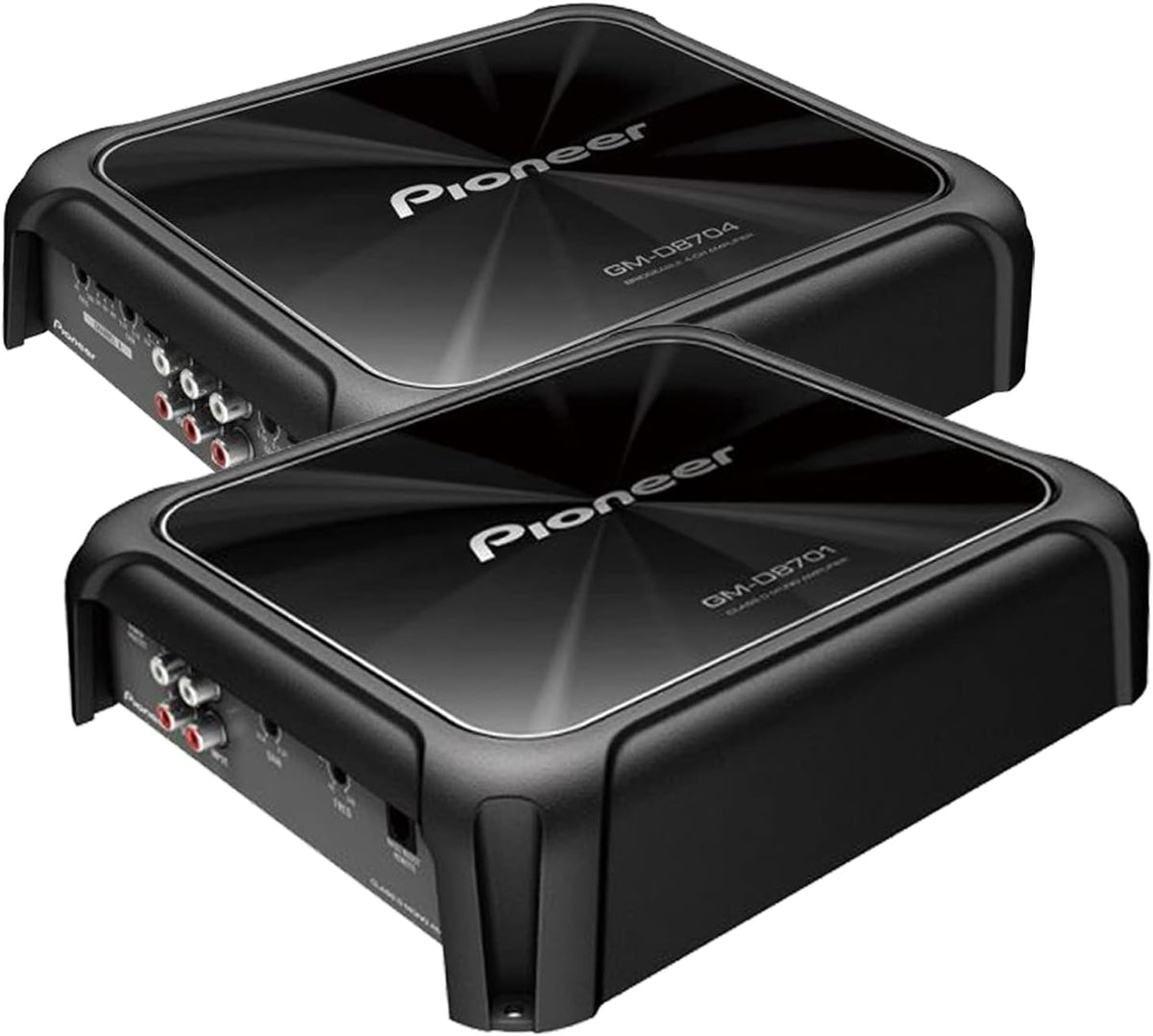 600W Class FD 4-Channel Amplifier with Wired Bass Boost Remote and Mono Car Amplifier C118540