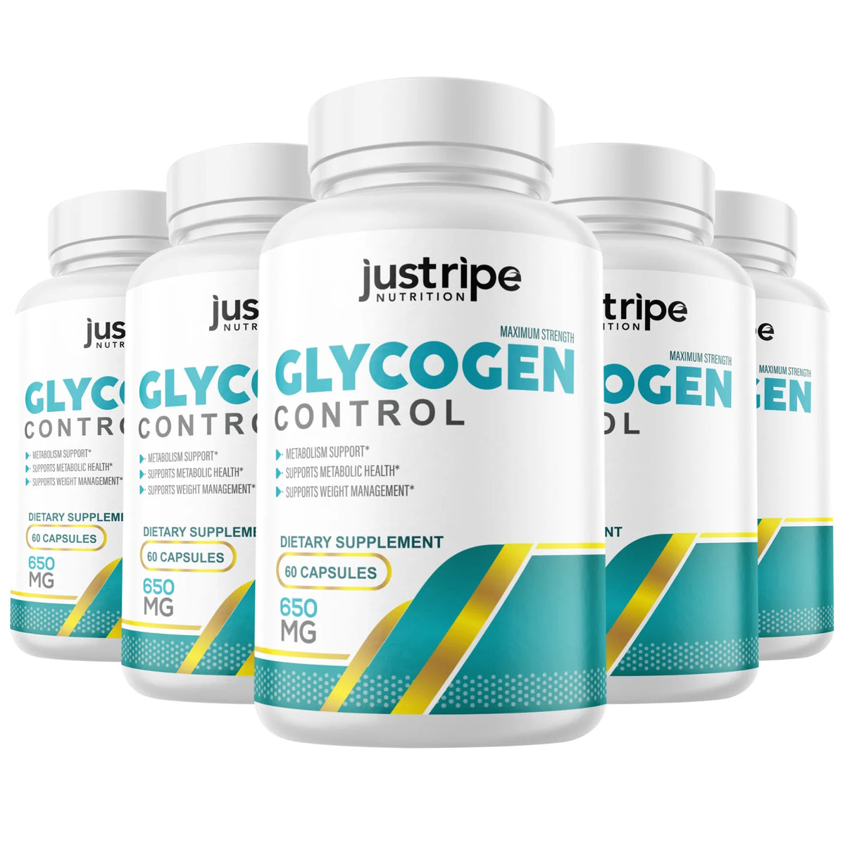 5 Pack Blood Sugar Control Capsules 60 Capsules F8774