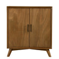 Small Wooden Bar Cabinet with Two Doors G97741