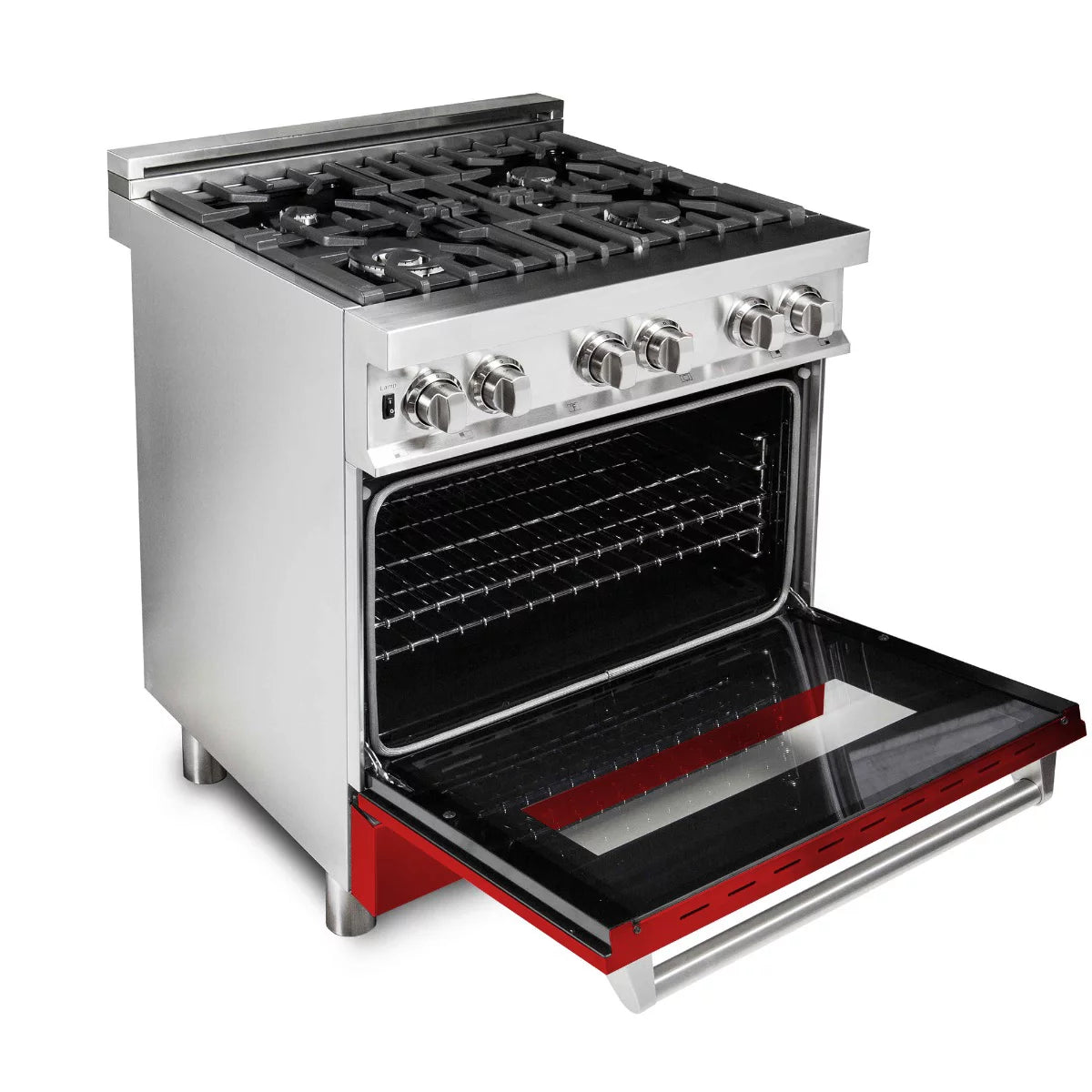 30 in. Dual Fuel Range with Red Matte Door U834361