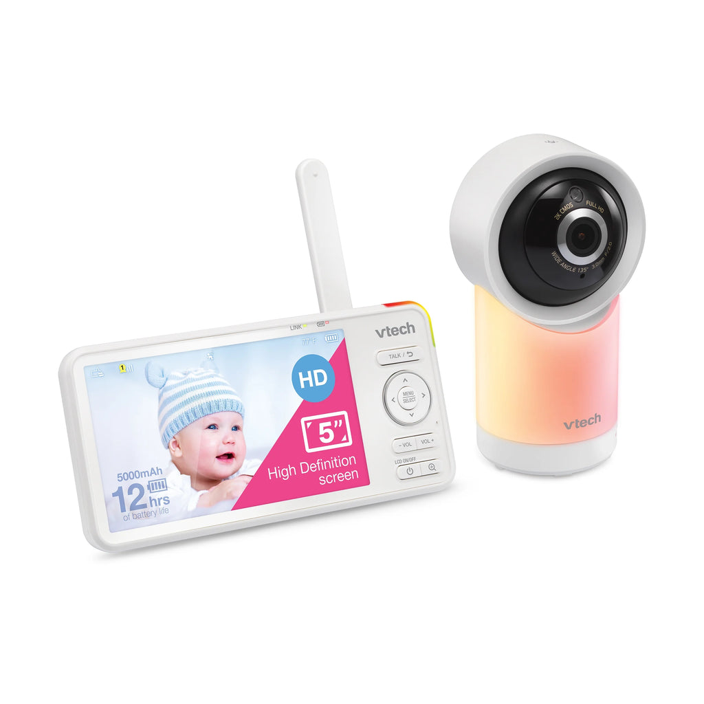 5" Smart Wi-Fi 1080p Pan & Tilt Video Baby Monitor R861