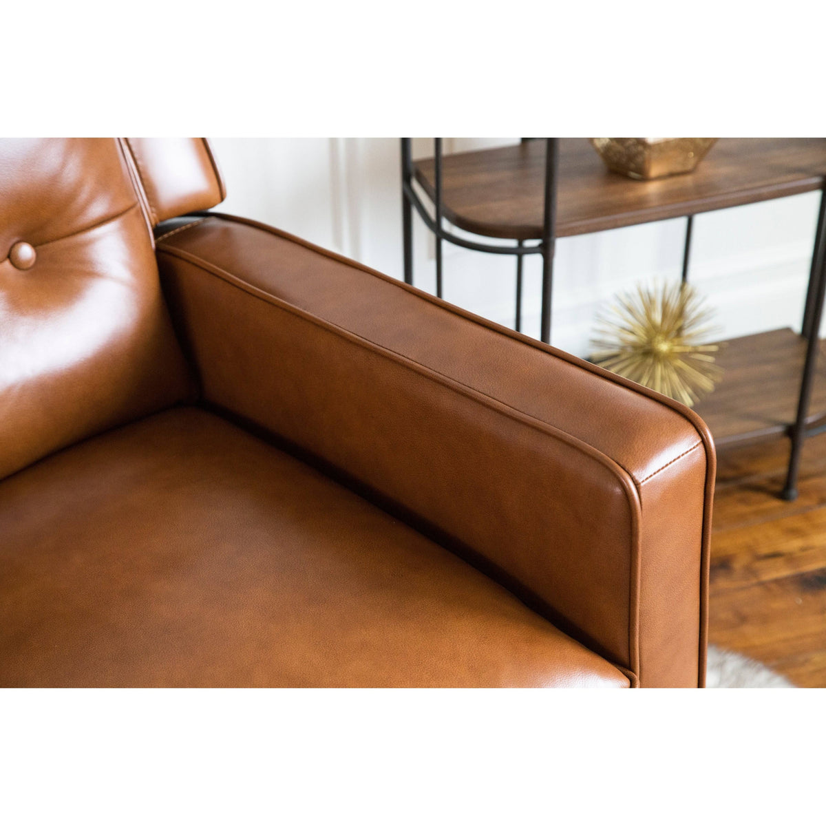 Top Grain Leather Pushback Recliner R17235
