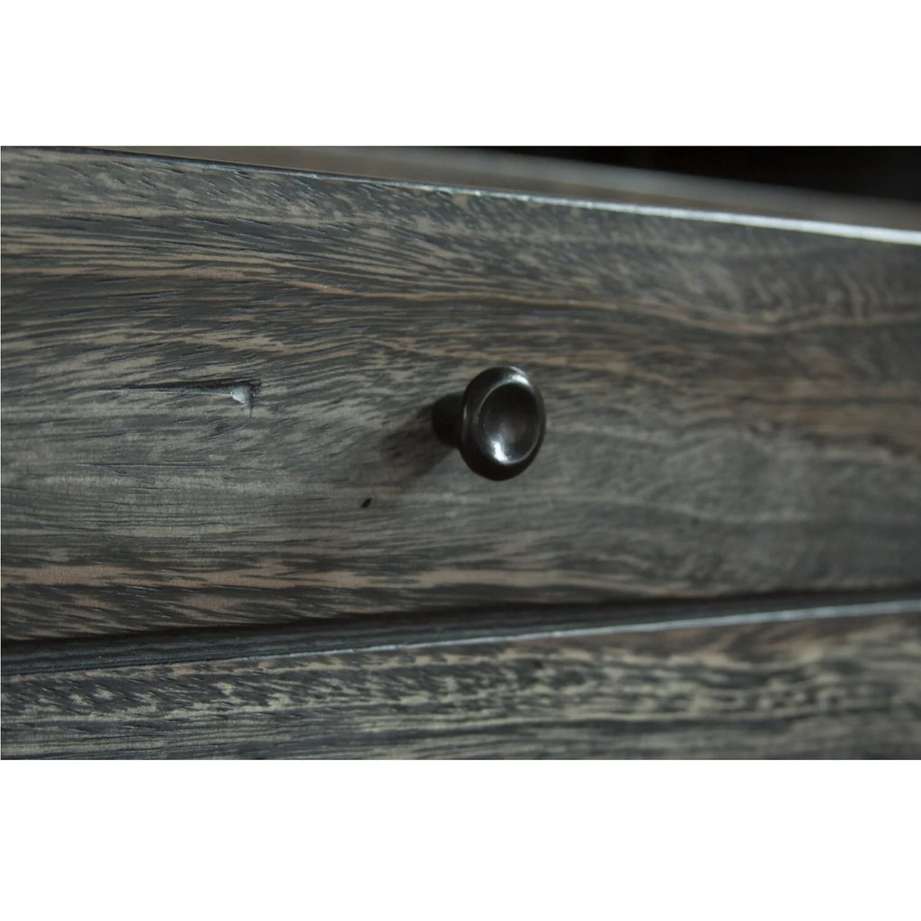 70 Inch 2 Drawer 4 Door Gray Solid Wood TV Entertainment Console D7641