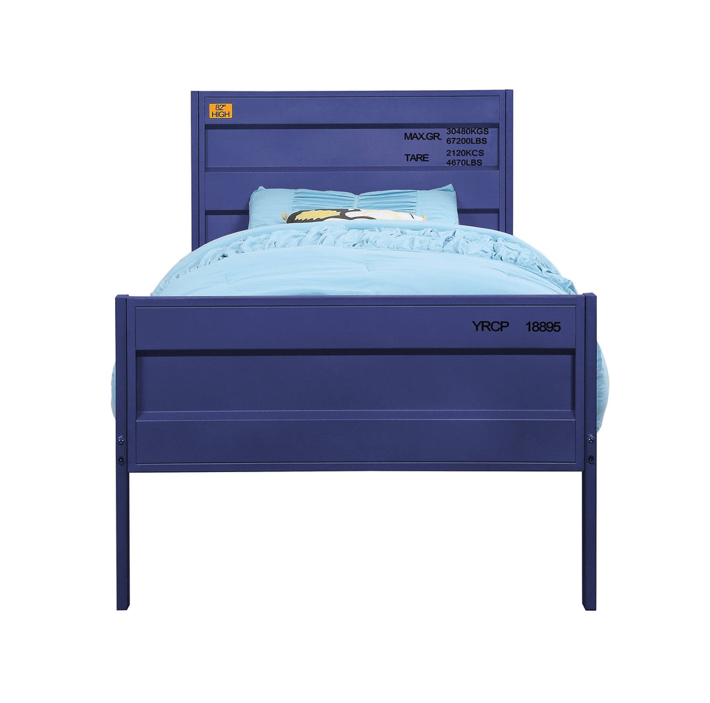 Twin Bed Blue D12531