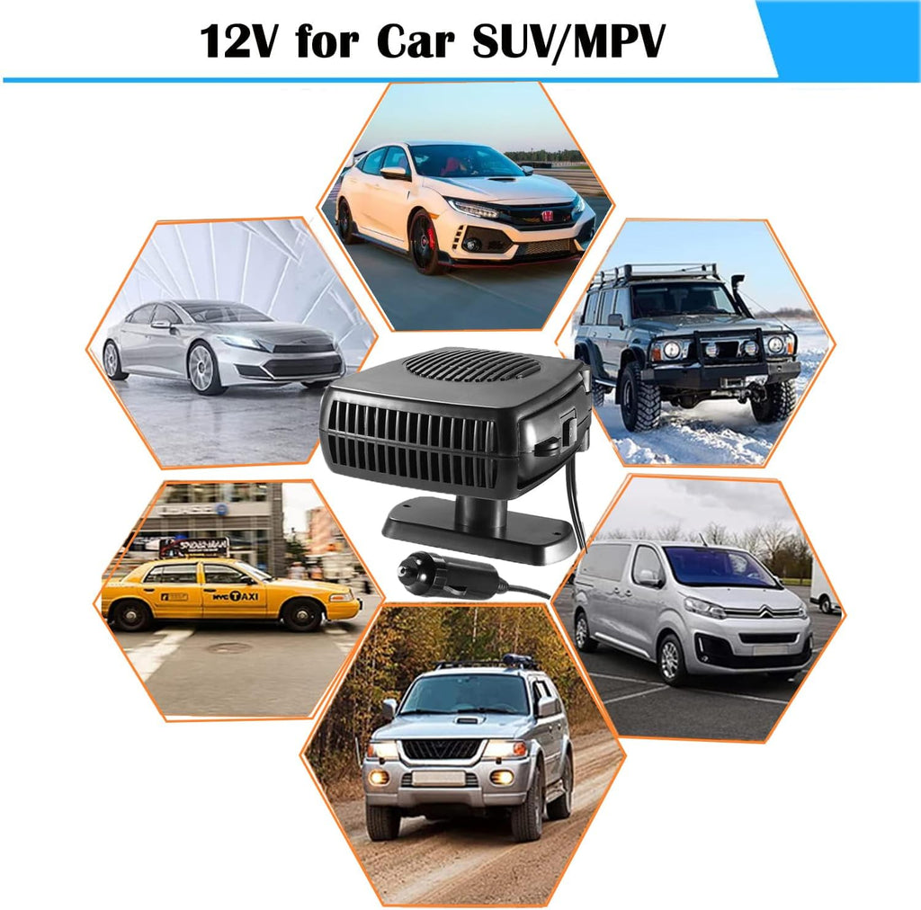 200W Portable Car Heater with Cigarette Lighter Plug H924