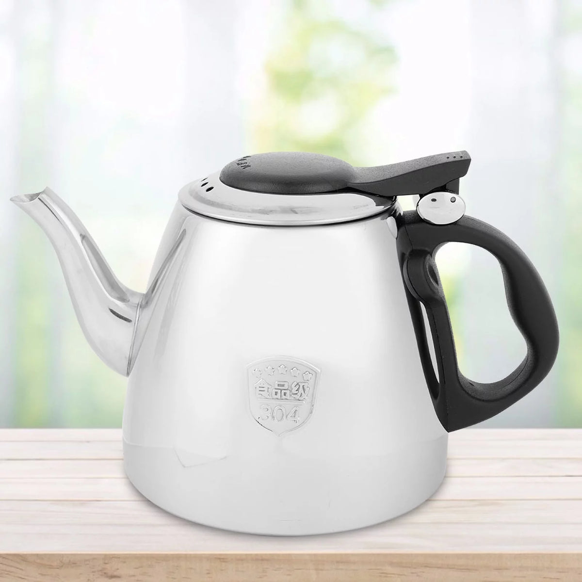 Stainless Steel Flat Bottom Water Kettle F7289