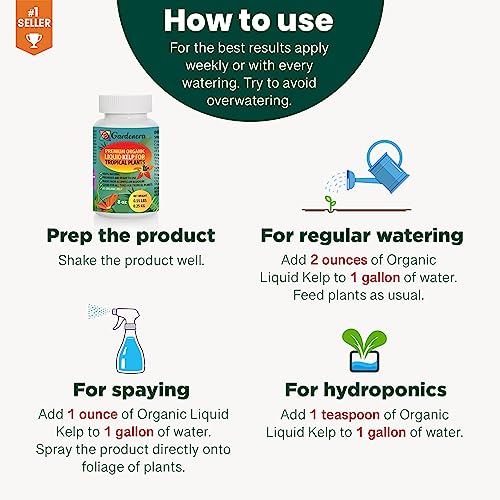 8 oz Organic Liquid Kelp Fertilizer A4625