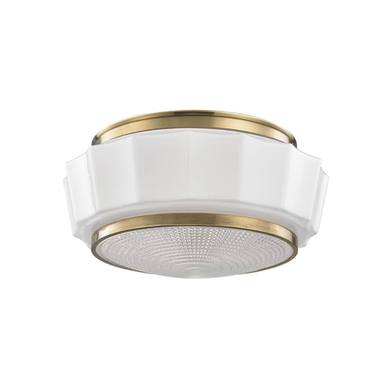 Polished Nickel 2 Light Flush Mount Q4510