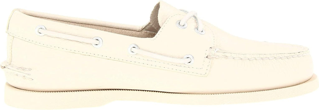 White 2-Eye Boat Shoe V1302
