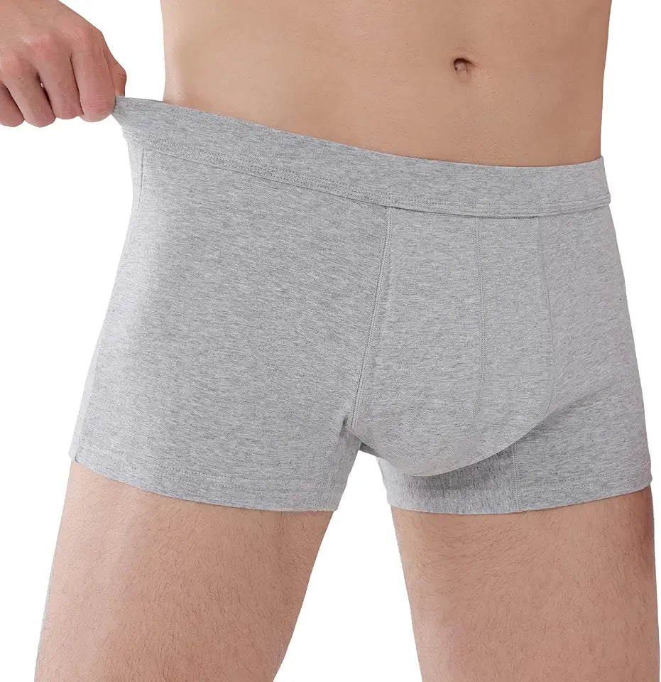 Washable Bladder Leak Proof Incontinence Underwear for Men 60ml Absorbency 1 Pack Gray XL M2584