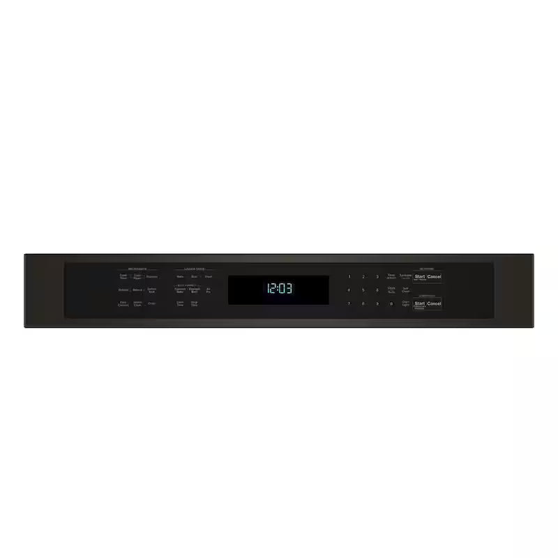 Electric Wall Oven and Microwave Combo in Black Stainless Steel with Air Fry X64793