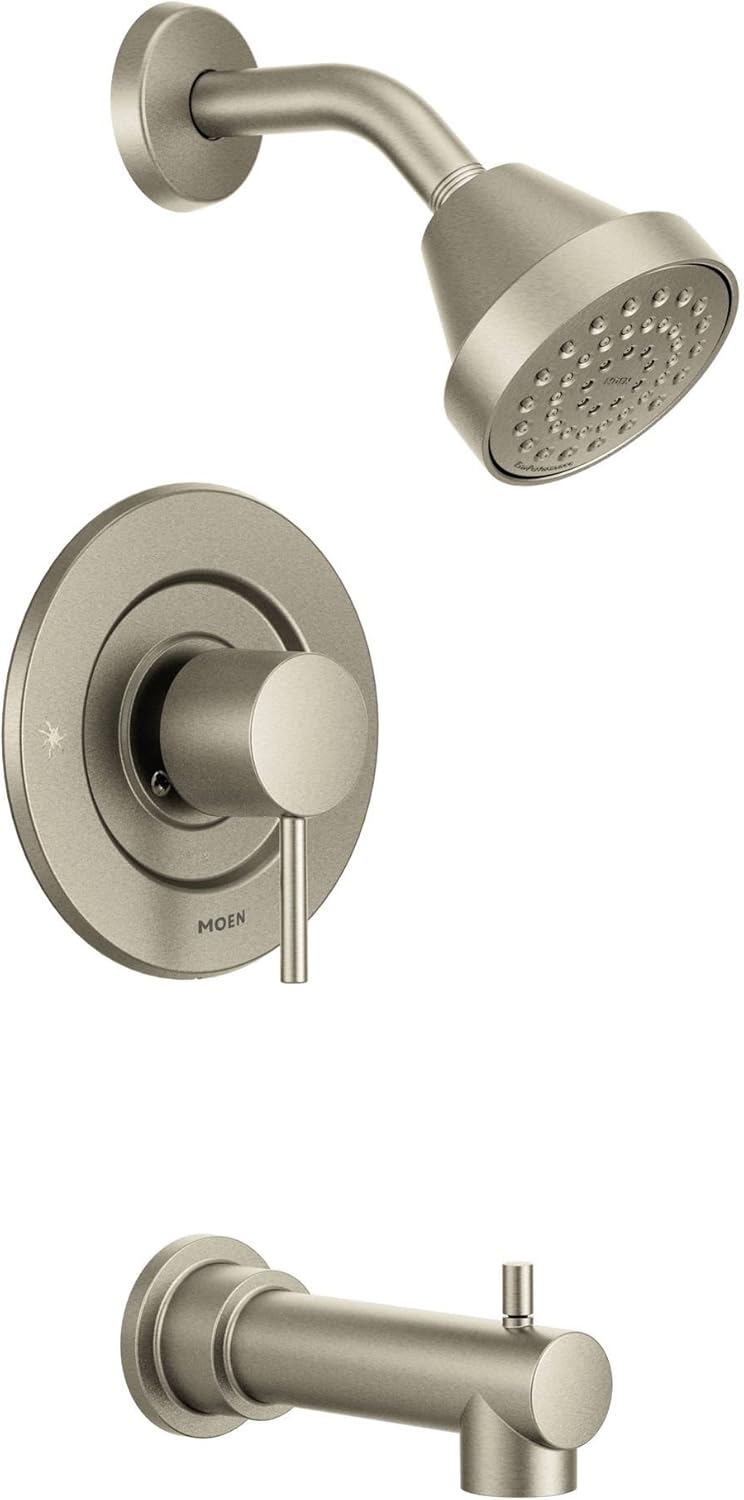 Brushed Nickel Tub and Shower Trim Kit S6613