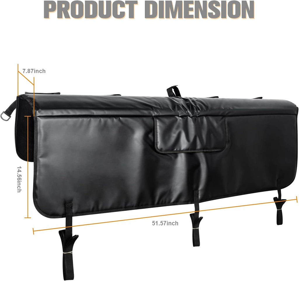 Tailgate Pad for Pickup Truck Bike Rack up to 5 Bikes S374412