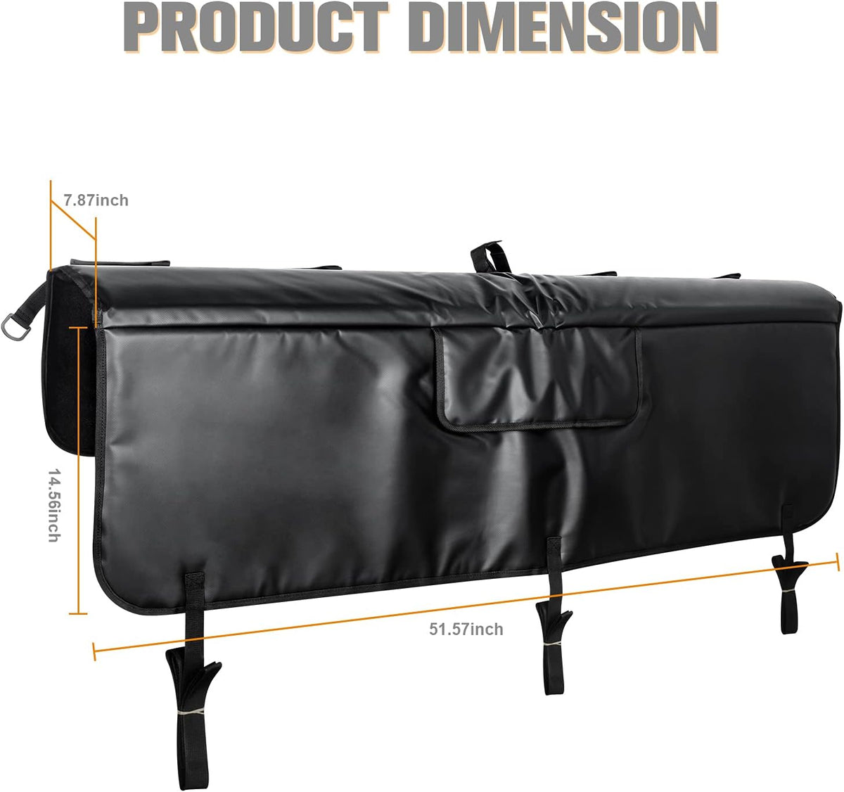 Tailgate Pad for Pickup Truck Bike Rack up to 5 Bikes S374412