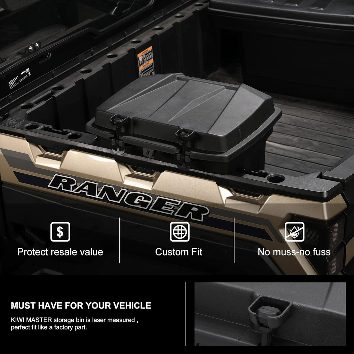 Rear Cargo Box Trunk Bed Tool Storage Bin J414213
