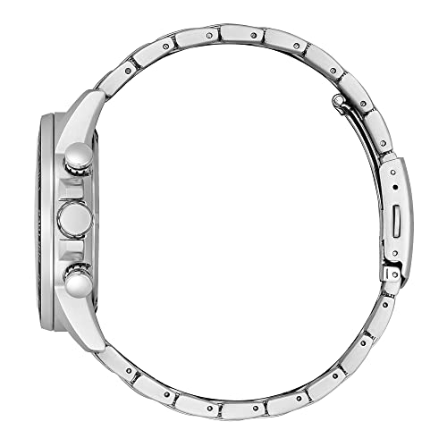 Stainless Steel Eco-Drive Chronograph Watch B6803
