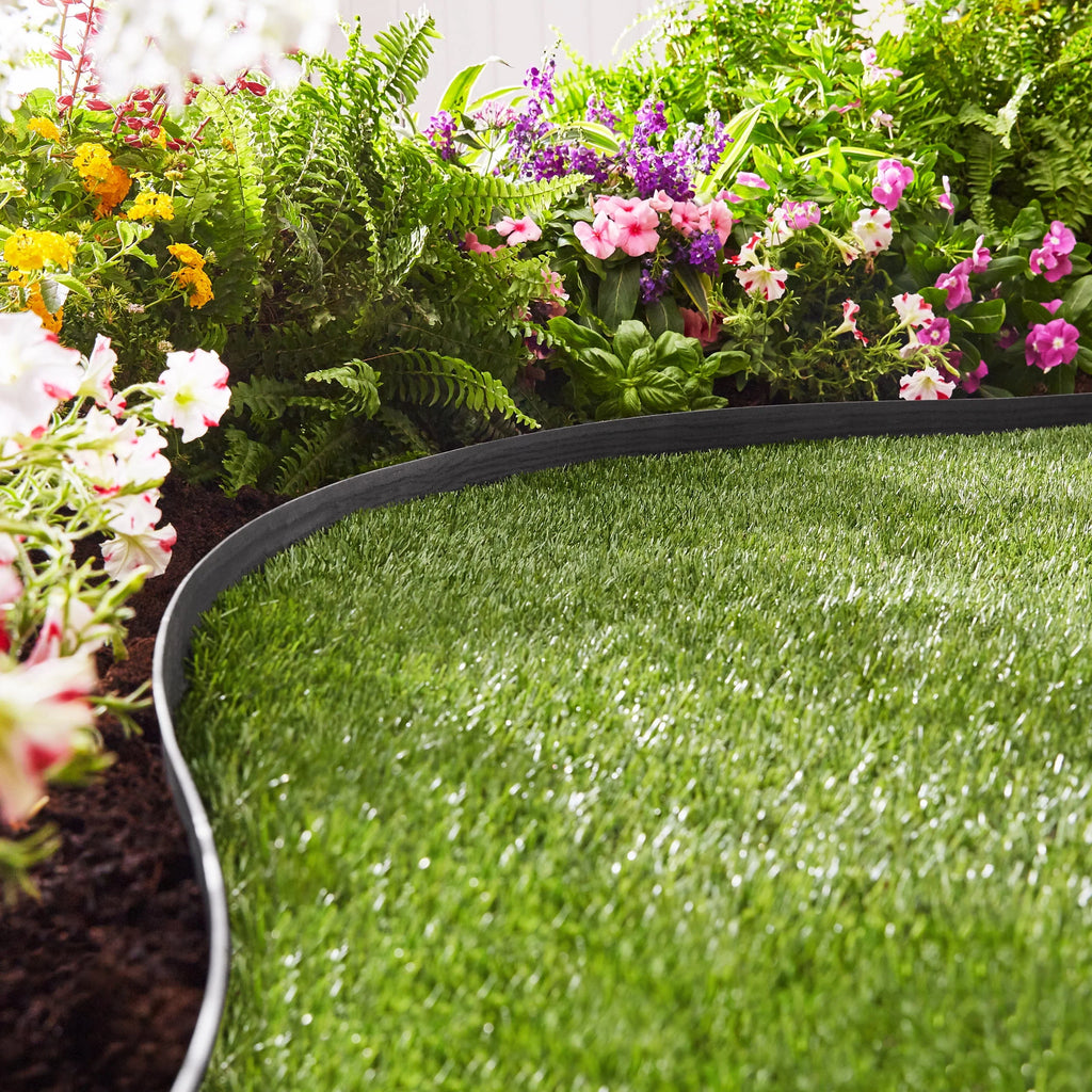 2-inch Tall 30-ft Plastic Black Landscape Edging O415