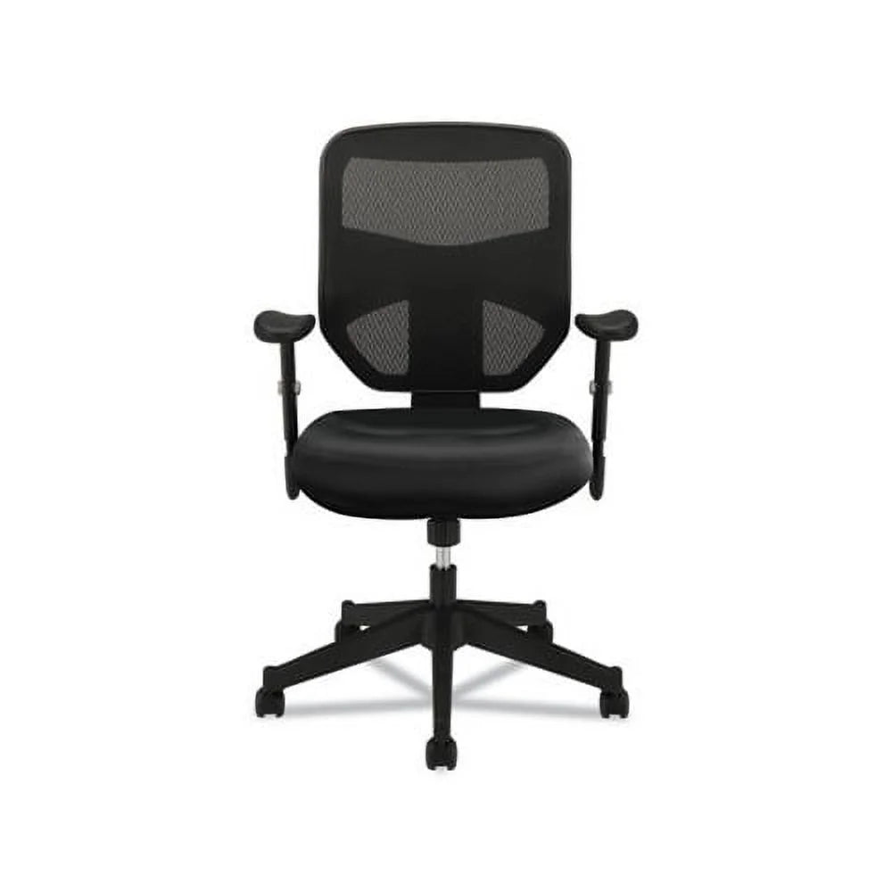 Black Mesh High-Back Task Chair with Adjustable Arms H7923