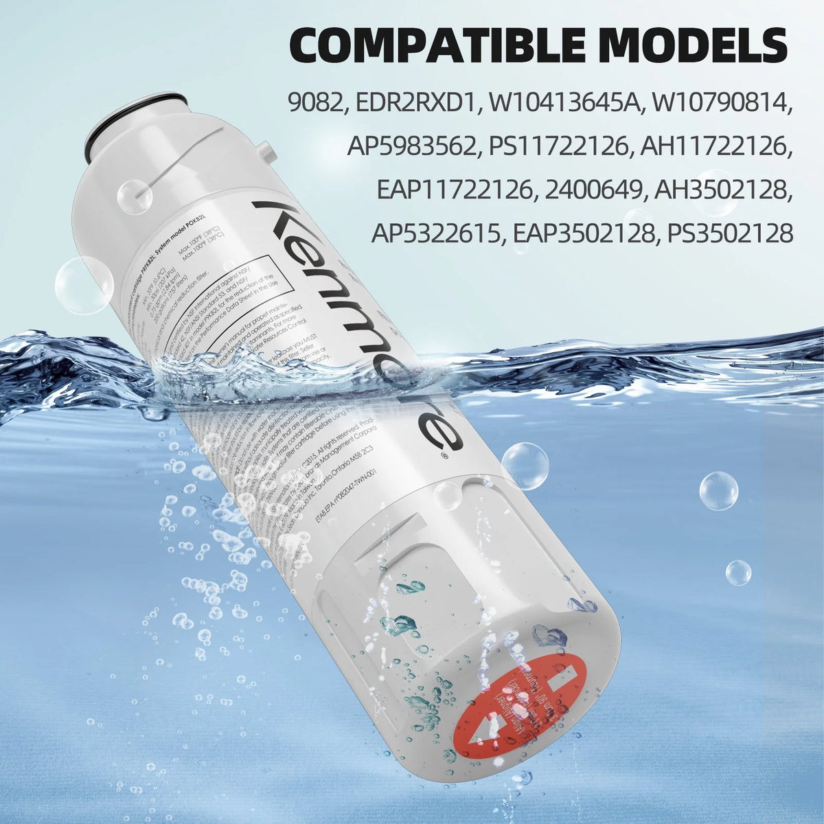 4 Pack Refrigerator Water Filter U86365