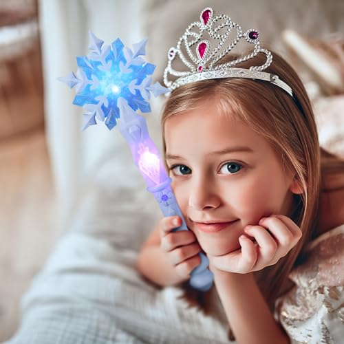 Light Up Wand Snowflake Princess Wands F4066