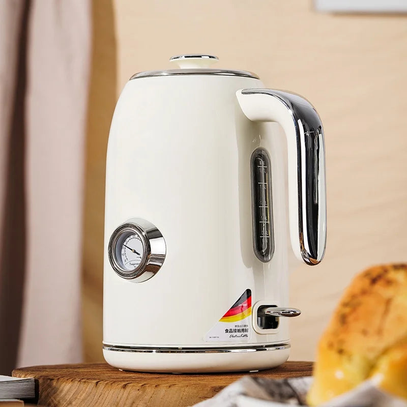 1.7L Stainless Steel Kettle with Temperature Gauge T867296