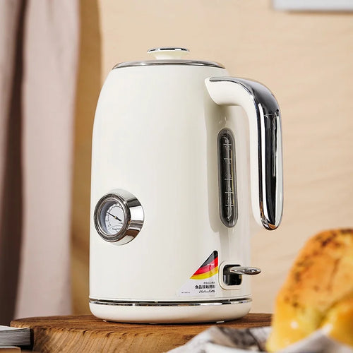 1.7L Stainless Steel Kettle with Temperature Gauge T867296