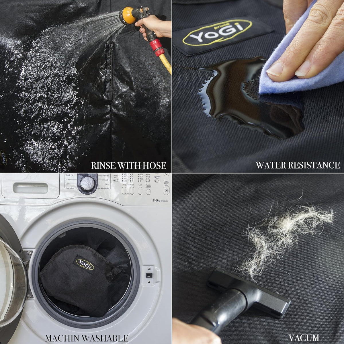 Waterproof Nonslip Dog Seat Cover for Back Seat N75580