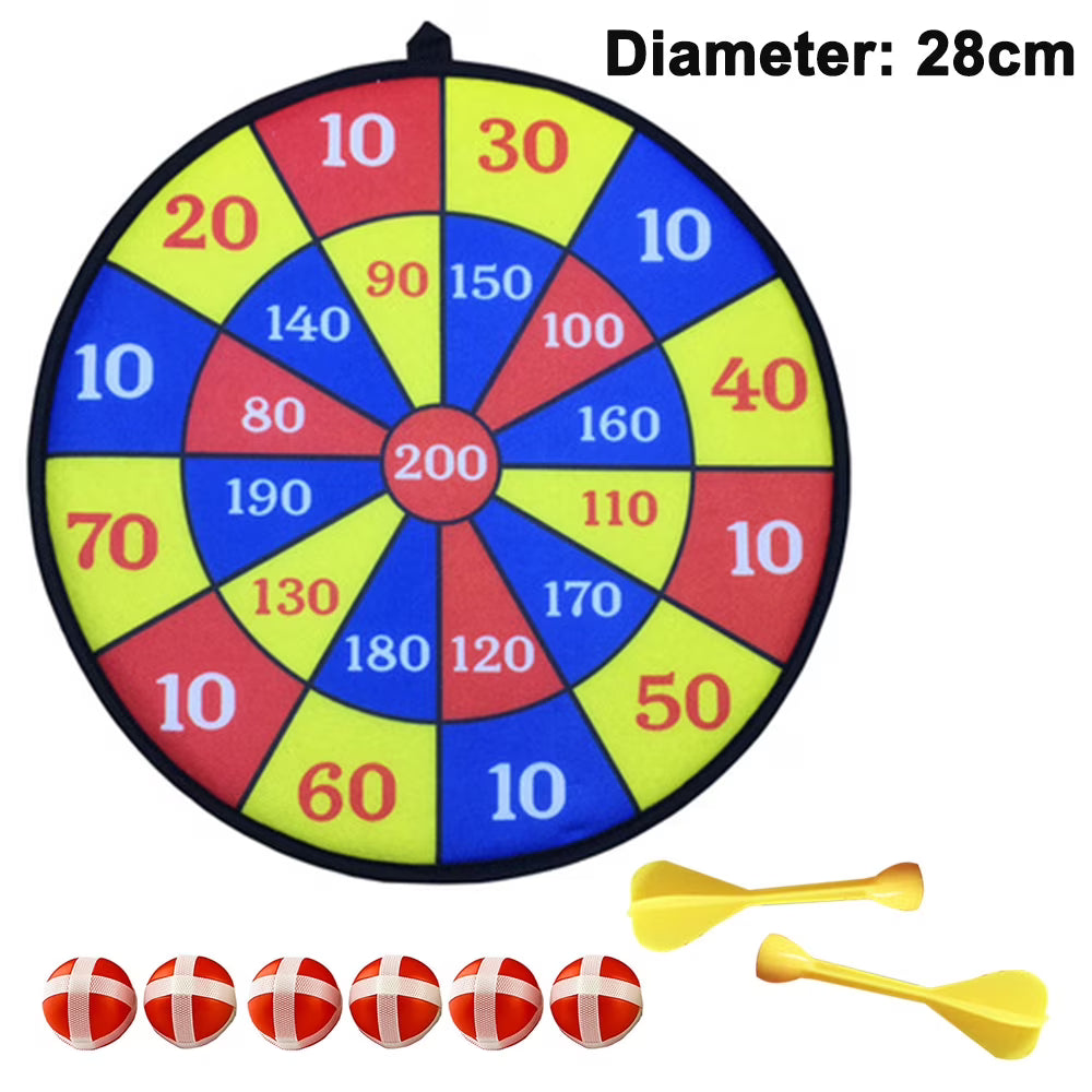 Large Fabric Dartboard with 6 Sticky Balls and a Hook Y7693