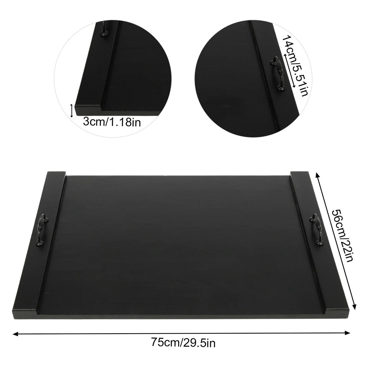 Black Stove Top Cover Chopping Board T953788