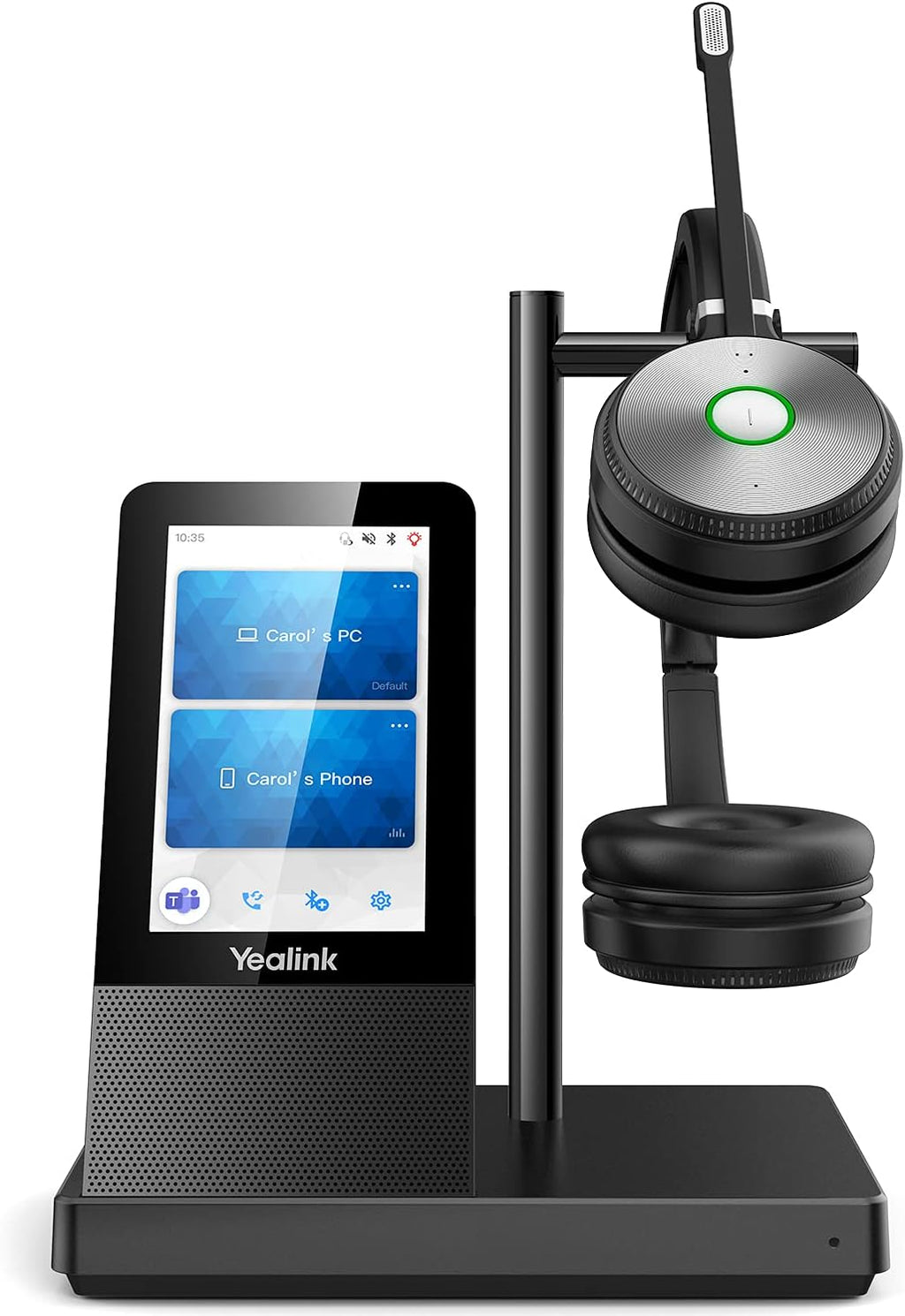 Wireless DECT Headset with Microphone for PC Computer Laptop VoIP Phone IP Phone T33147
