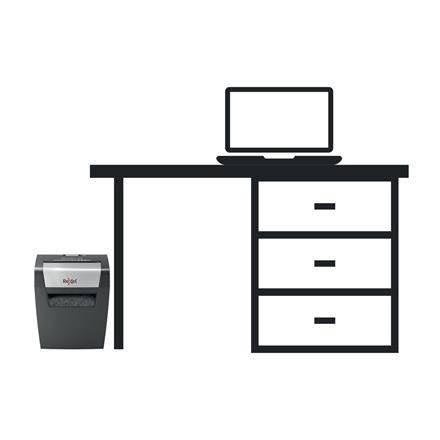 Particle-cut Paper Shredder Black, Grey J800